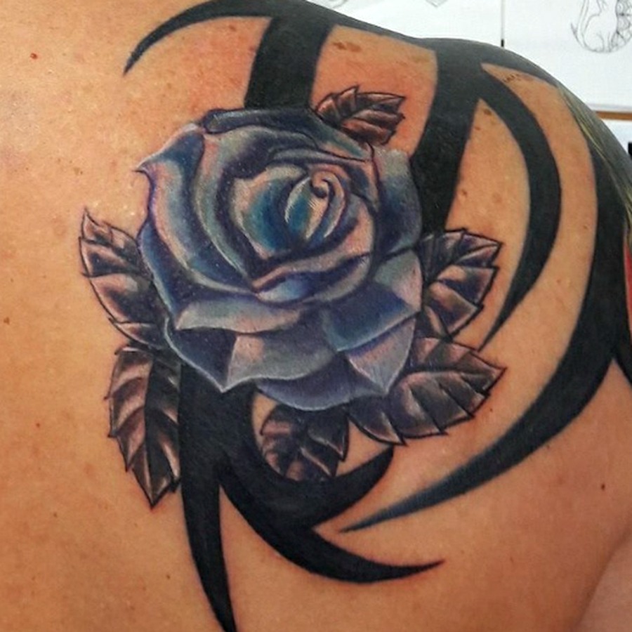 Rosa tribal — cobertura